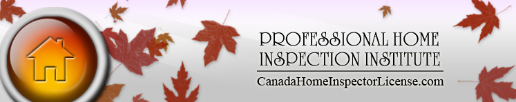 Canadian Home Inspector License - online training programs for canadian home inspector certification